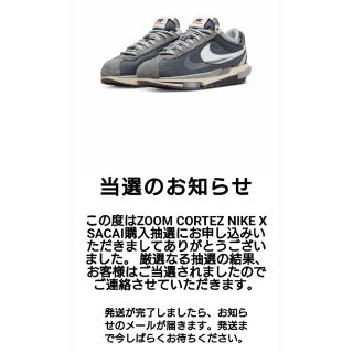 ナイキ(NIKE)のサカイ×ナイキ ズームコルテッツ(スニーカー)