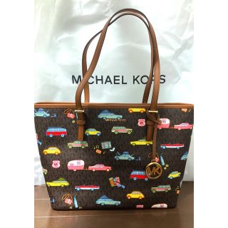 マイケルコース(Michael Kors)のお値下げ中　新品　マイケルコース　トートバッグ　車柄(トートバッグ)