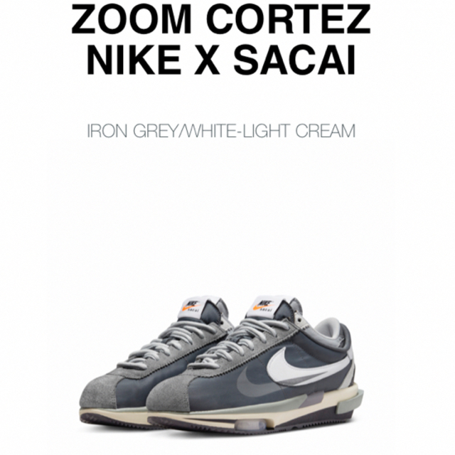 ZOOM CORTEZ NIKE X SACAI  28.5㎝