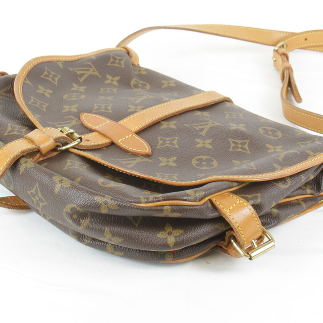 『USED』 
LOUIS VUITTON ルイ・ヴィトン 
 ソミュール30 M42256 ショルダーバッグ 
モノグラムキャンバス モノグラム 4