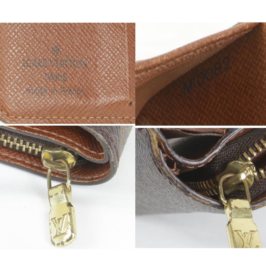 『USED』 
LOUIS VUITTON ルイ・ヴィトン 
 コンパクトジップ M61667 二つ折り財布 
モノグラムキャンバス モノグラム