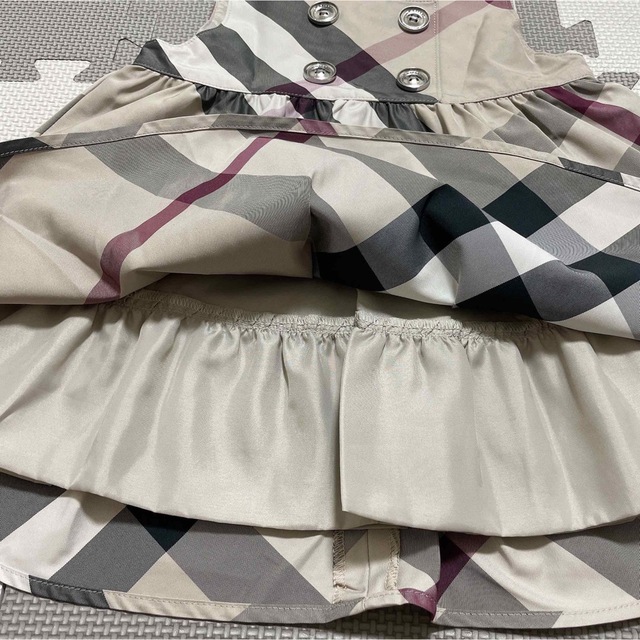 即納高品質 BURBERRY - Burberry バーバリー ベビー ワンピース 80の