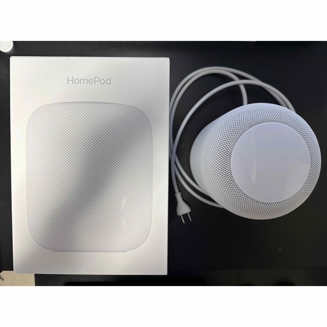 Apple(アップル)の【ジャンク】Apple HomePod ホワイト スマホ/家電/カメラのオーディオ機器(スピーカー)の商品写真