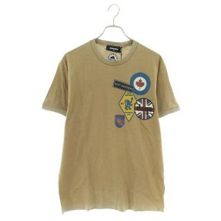 ディースクエアード(DSQUARED2)のディースクエアード 17SS S71GD0517 ワッペンプリントTシャツ メンズ XL(Tシャツ/カットソー(半袖/袖なし))