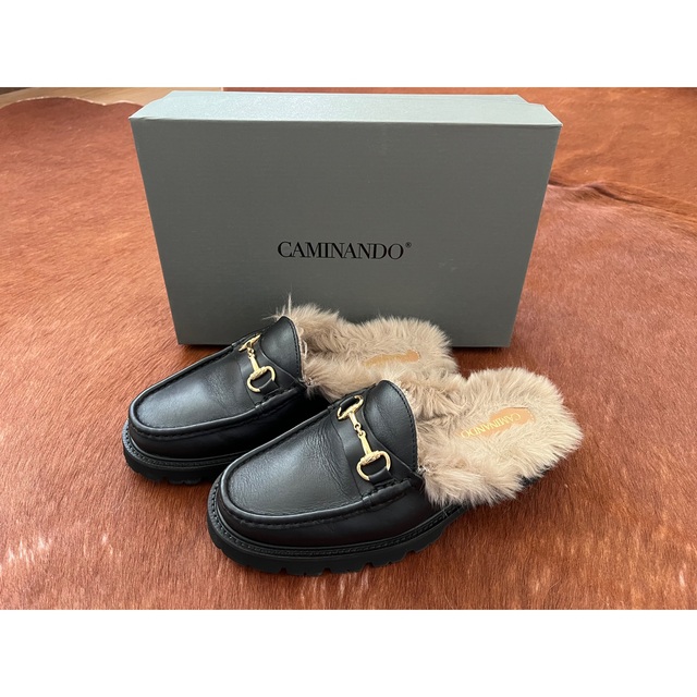DEUXIEME CLASSE - カミナンドTREK SOLESHERLING-LINED BIT ミュールの