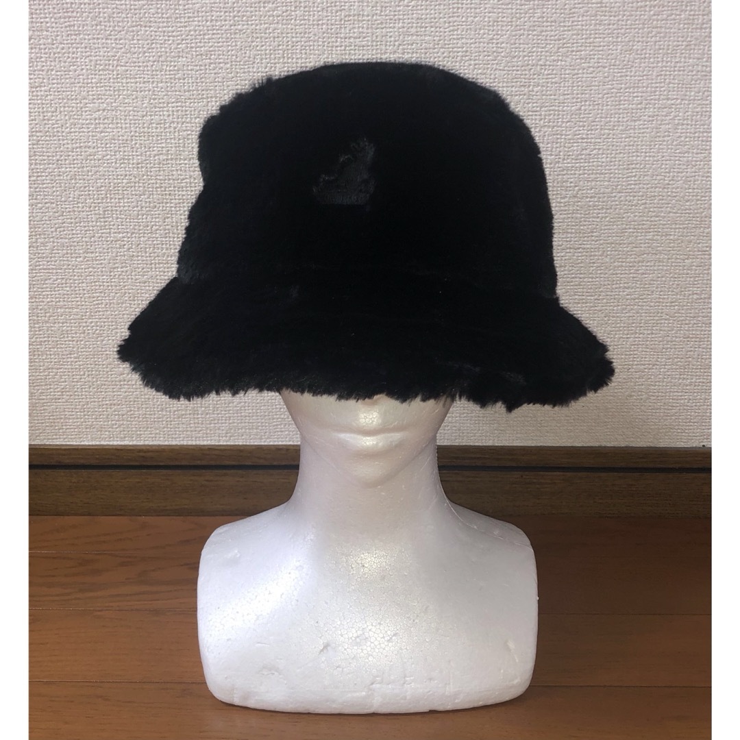 メンズL 美品 KANGOL トラッパーキャップ ロシア帽 ファー ベージュ ホワイト