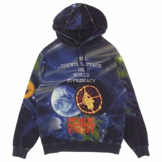 シュプリーム(Supreme)のSupreme シュプリーム パーカー 18SS UNDERCOVER PUBLIC ENEMY HOODED SWEAT SHIRT スウェット パーカー  マルチカラー系 M【美品】【中古】(パーカー)