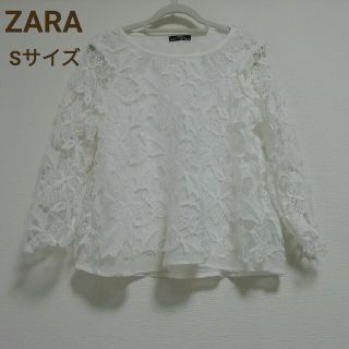 ザラ(ZARA)の【KS16様専用】ZARA　レーストップス＋猫柄Tシャツ(シャツ/ブラウス(長袖/七分))