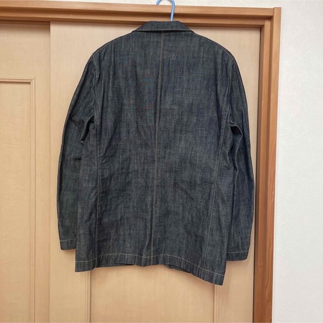 インディゴ染め　綿100% デニムジャケット メンズのジャケット/アウター(Gジャン/デニムジャケット)の商品写真