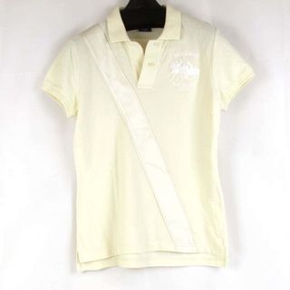 ポロラルフローレン(POLO RALPH LAUREN)の美品『USED/一部訳あり』 POLO RALPH LAUREN ポロ・ラルフローレン ポロシャツ コットン/ウール  アイボリー 半袖【中古】(ポロシャツ)