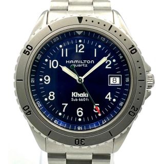 Hamilton - HAMILTON 9745B カーキ サブ デイト ハミルトンの通販|ラクマ