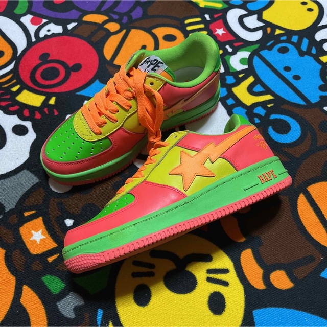 APE  BAPE  KAWS BAPY  STA 23.5cm ベイプスタ