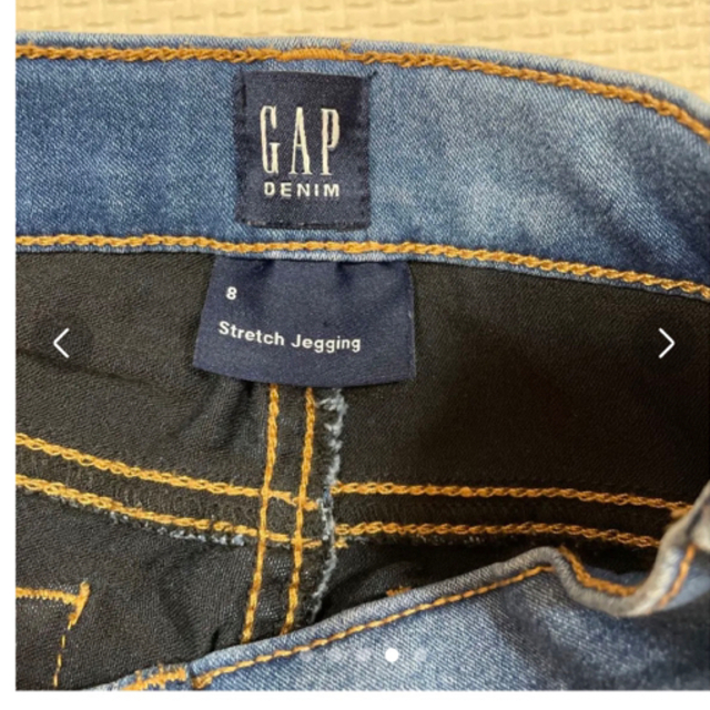 GAP(ギャップ)のGAP ジーパン　パンツ　ズボン　130 キッズ/ベビー/マタニティのキッズ服女の子用(90cm~)(パンツ/スパッツ)の商品写真