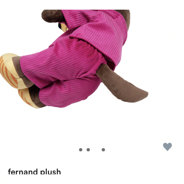 drew house ドリューハウス fernand plush ぬいぐるみ 【希望者のみ