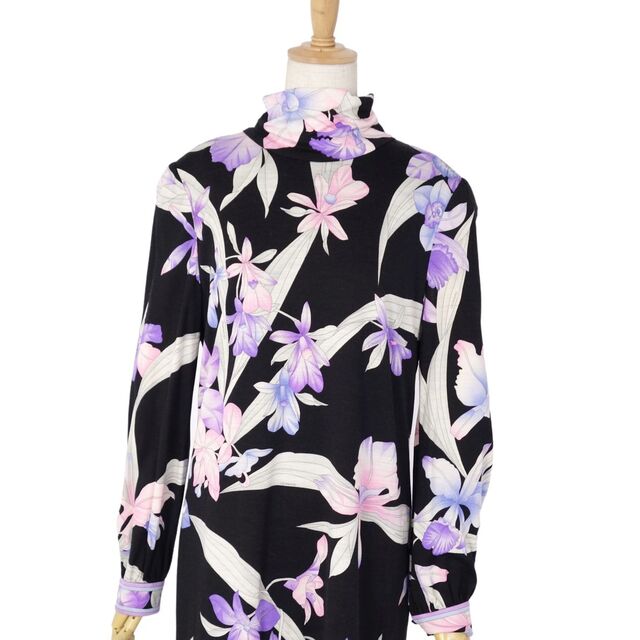 LEONARD - 美品 レオナール LEONARD FASHION ワンピース ドレス ウール