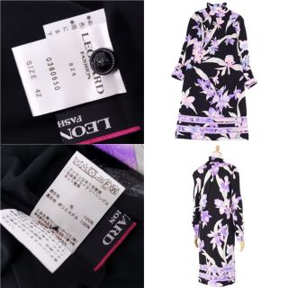 LEONARD - 美品 レオナール LEONARD FASHION ワンピース LEONARD - 美品 レオナール LEONARD FASHION ワンピース