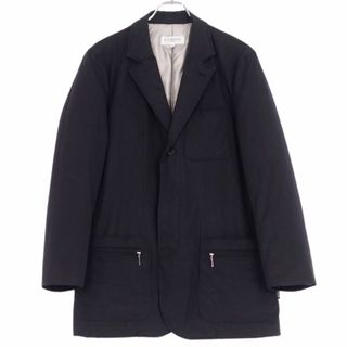 ランバン(LANVIN)のランバン LANVIN SPORT ジャケット テーラードジャケット 中綿入り 無地 アウター メンズ L ブラック(テーラードジャケット)