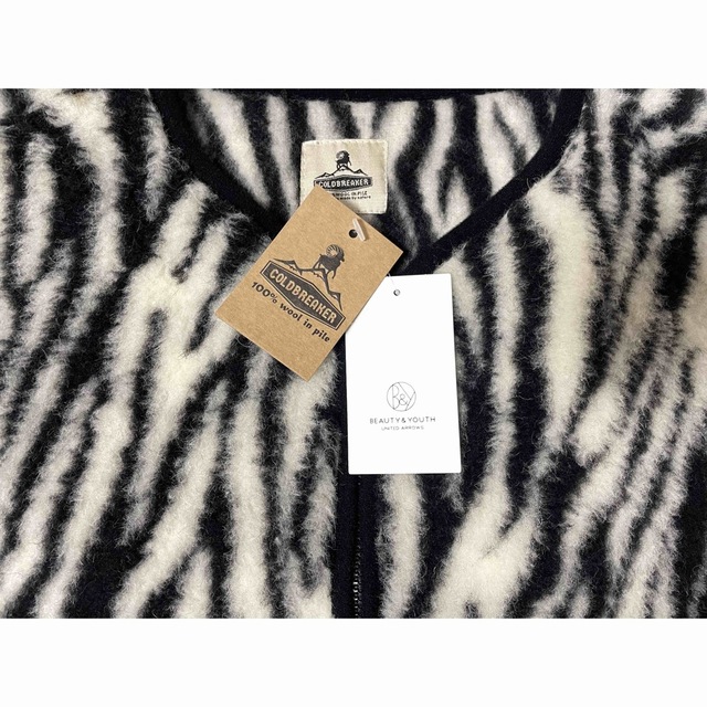 BEAUTY & YOUTH COLDBREAKER 別注 ゼブラ ベスト 海外輸入 ca