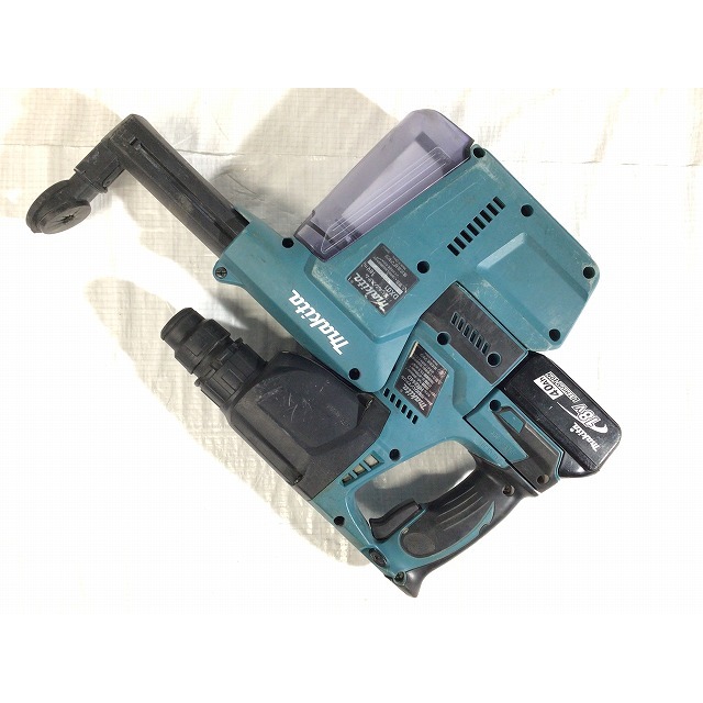 ☆比較的綺麗 おまけ付☆makita マキタ 18V 24mm充電式ハンマドリル (集じんシステム付) HR244D 本体 バッテリ1個(4.0Ah) ケース付 62835