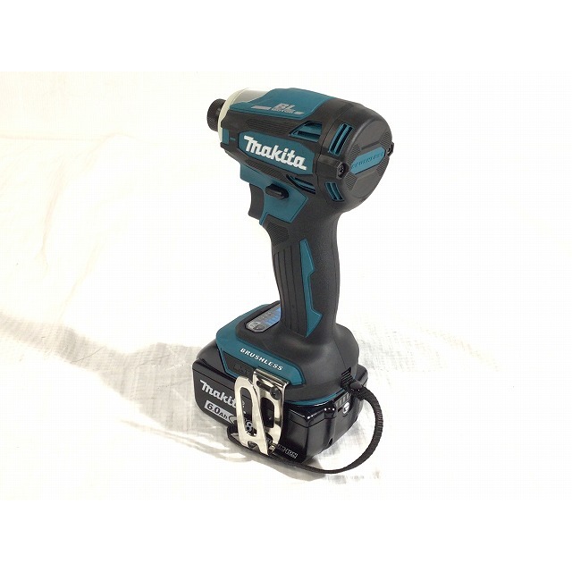 ☆未使用品 コメント必読!☆ makita マキタ 18V充電式インパクトドライバ TD172DRGX 青 バッテリ2個(18V 6.0Ah) 充電器/ケース付 62843自動車/バイク