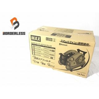 ☆未使用品☆MAX マックス 高圧 4口 エアコンプレッサ AK-HH1270EⅢ/AK-HH1270E3 エアーツール レッド 62789(工具)