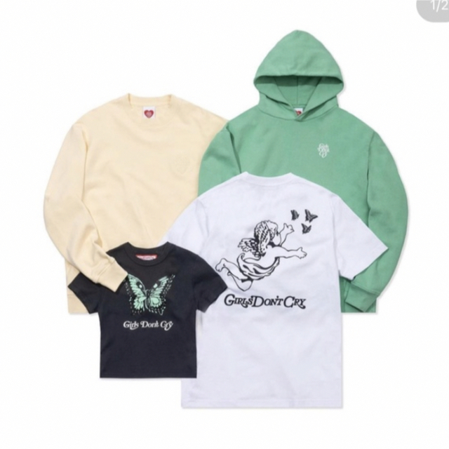 GIRLS DON’T CRY 伊勢丹 スウェット CREWNECK ガルドン