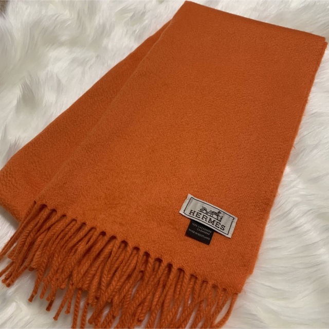 Hermes(エルメス)の【美品】HERMES エルメス カシミヤ100% ストール ショール　マフラー メンズのファッション小物(ストール)の商品写真