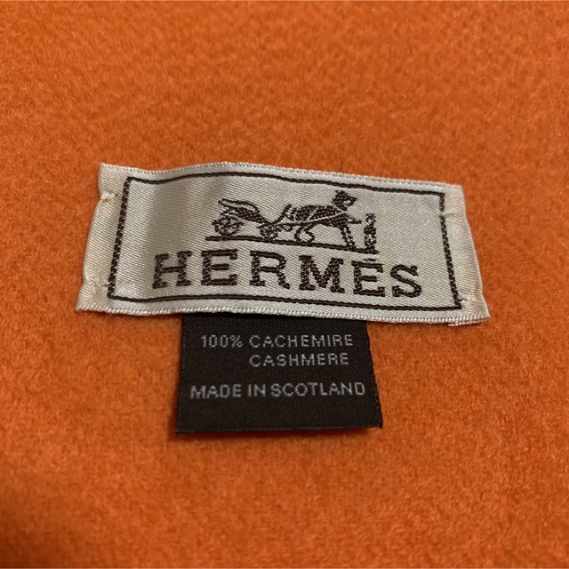 Hermes(エルメス)の【美品】HERMES エルメス カシミヤ100% ストール ショール　マフラー メンズのファッション小物(ストール)の商品写真