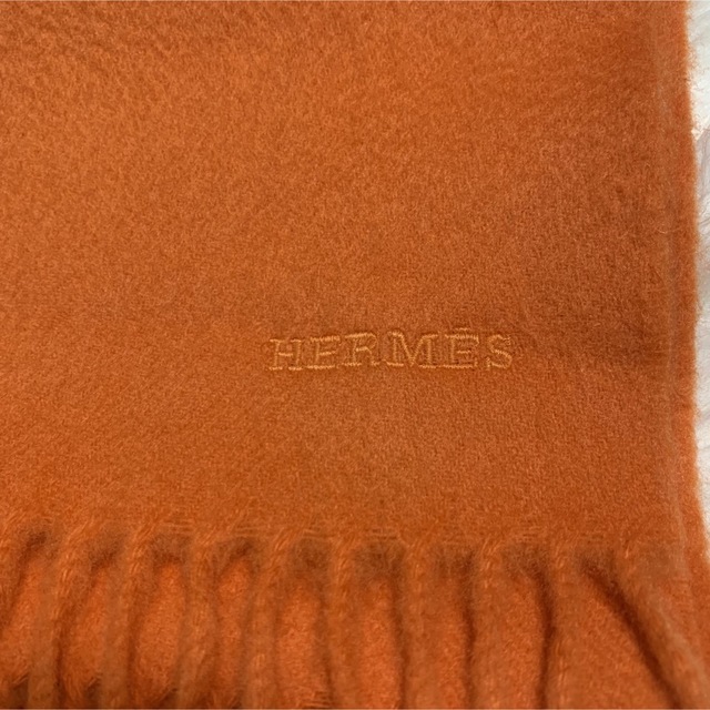 Hermes(エルメス)の【美品】HERMES エルメス カシミヤ100% ストール ショール　マフラー メンズのファッション小物(ストール)の商品写真