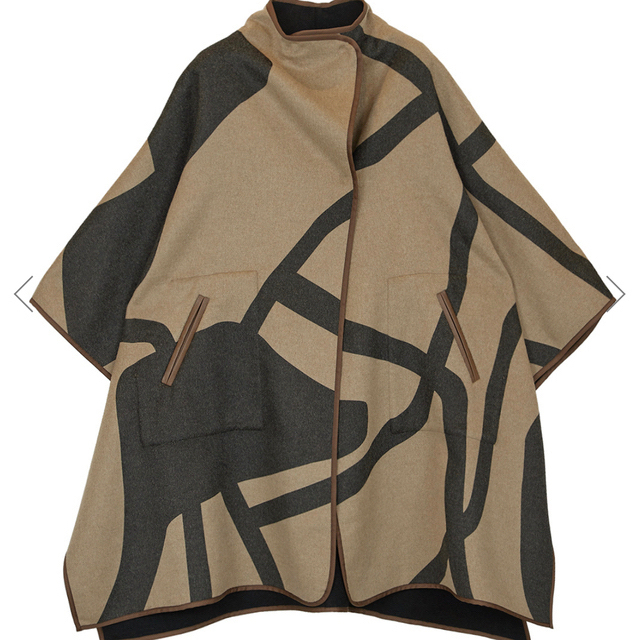 アメリヴィンテージ　REVERSIBLE COLOR PONCHO COATロングコート