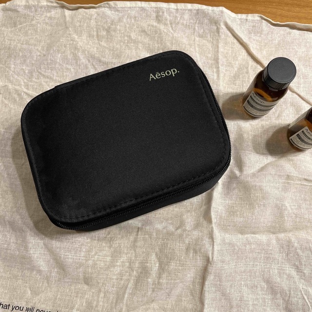 Aesop(イソップ)のイソップ　ポーチ　空容器(3個) 布 インテリア/住まい/日用品の日用品/生活雑貨/旅行(日用品/生活雑貨)の商品写真