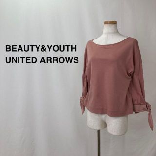 ビューティアンドユースユナイテッドアローズ(BEAUTY&YOUTH UNITED ARROWS)の[ユナイテッドアローズ] リボンスリーブ長袖シャツ ピンク レディース(カットソー(長袖/七分))