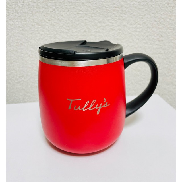 TULLY'S COFFEE(タリーズコーヒー)のタリーズコーヒー　ステンレスタンブラー　2021  レッド インテリア/住まい/日用品のキッチン/食器(タンブラー)の商品写真