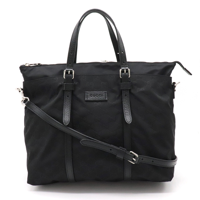 上品な Gucci - グッチ GGナイロン トートバッグ ショルダートート