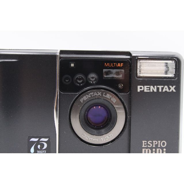 PENTAX(ペンタックス)の動作確認済み Pentax ESPIO mini 75years 75周年 スマホ/家電/カメラのカメラ(フィルムカメラ)の商品写真