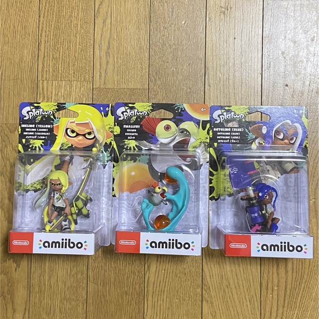 Nintendo Switch(ニンテンドースイッチ)の新品未開封 スプラトゥーン3 amiibo ブルー イエロー コジャケ セット エンタメ/ホビーのゲームソフト/ゲーム機本体(その他)の商品写真