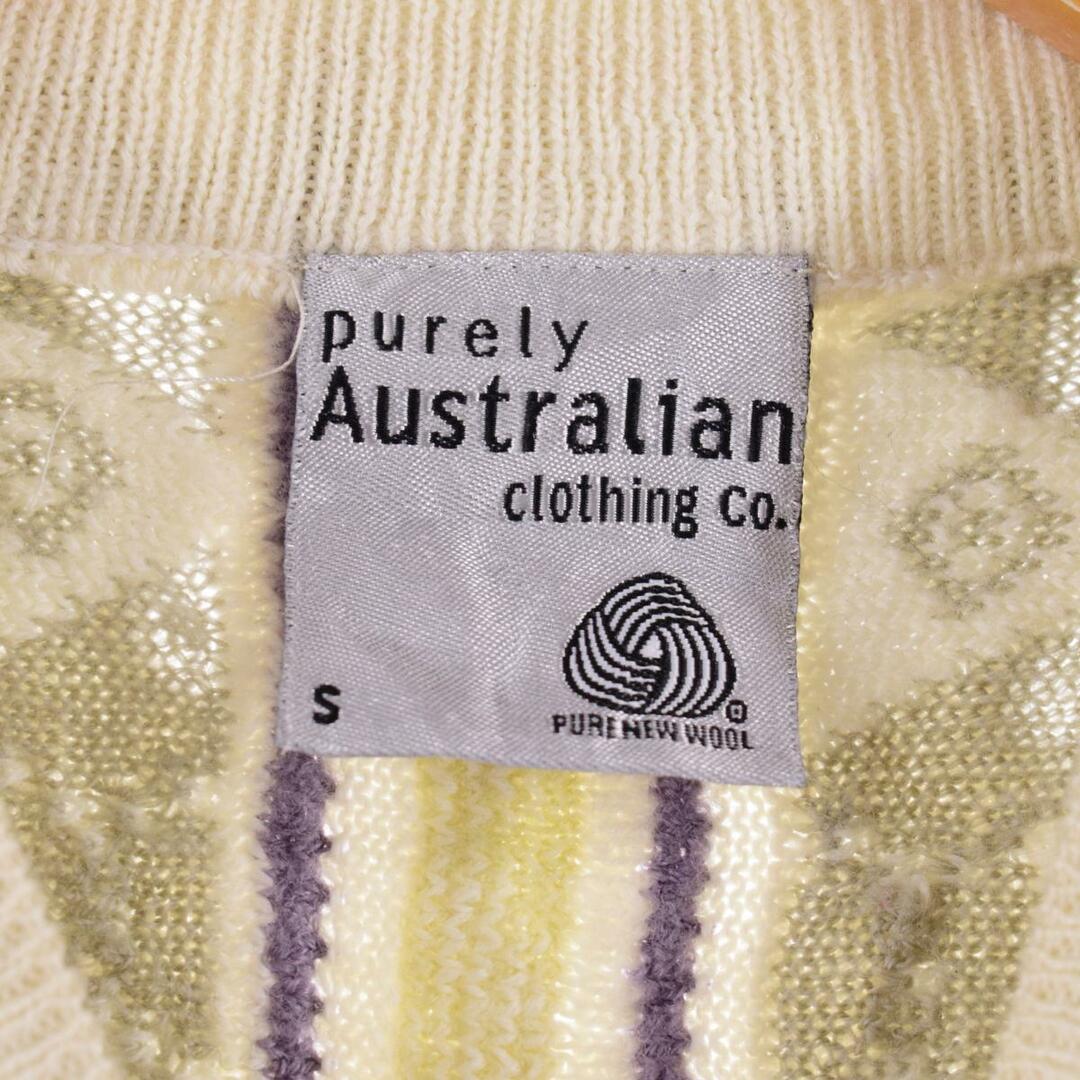 古着 purely Australian clothing co. 総柄 3Dニットセーター ウールニットセーター オーストラリア製 レディースS /eaa298676 レディースのトップス(ニット/セーター)の商品写真