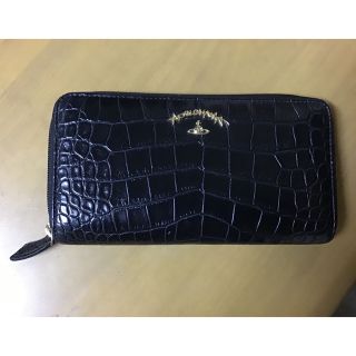 ヴィヴィアンウエストウッド(Vivienne Westwood)のヴィヴィアンウエストウッド 美品 ジップ ウォレット 長財布 ブラック(財布)