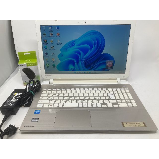 東芝ノートパソコンT45/PG 新品SSD128GB Office2021