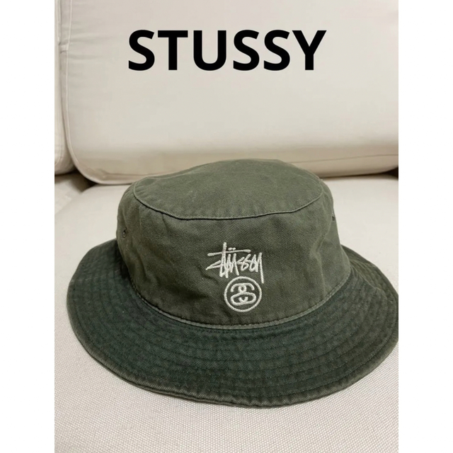 STUSSY(ステューシー)のSTUSSY ステューシー　ハット　バケット　オールド　ヴィンテージ　紺　S M メンズの帽子(ハット)の商品写真