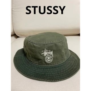 ステューシー(STUSSY)のSTUSSY ステューシー　ハット　バケット　オールド　ヴィンテージ　紺　S M(ハット)