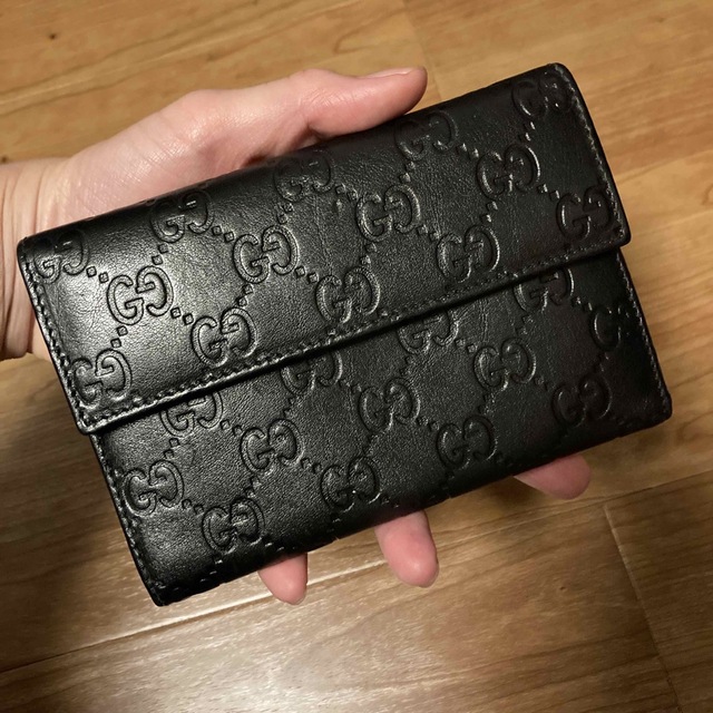 【超美品】GUCCI 三つ折り財布