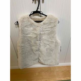 ザラ(ZARA)のZARA リバーシブルエコファーベスト　13-14歳　(ベスト/ジレ)