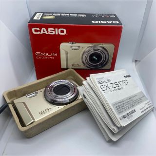 CASIO - 【希少】CASIO EXILIM EX-ZS170 GD デジカメ 箱付きの通販 by