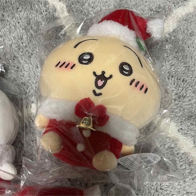 ちいかわ サンタさんだ！ぬいぐるみS 3種セット　クリスマス キッズ/ベビー/マタニティのおもちゃ(ぬいぐるみ/人形)の商品写真