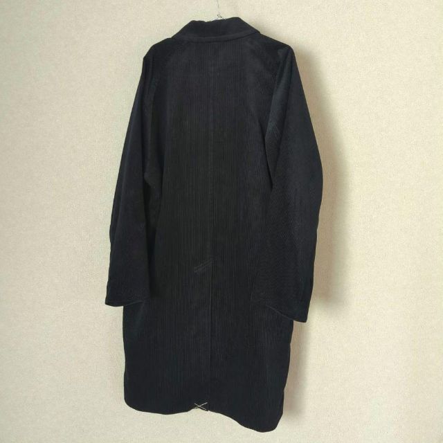 GU(ジーユー)のGU　コーデュロイビッグコート　XL　ブラック メンズのジャケット/アウター(テーラードジャケット)の商品写真