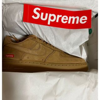 シュプリーム(Supreme)のAIR FORCE 1 LOW SUPREME （茶）25.5cm (スニーカー)