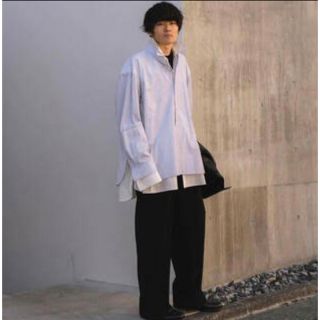 stein 21SS OVERSIZED 4LAYERED SHIRT