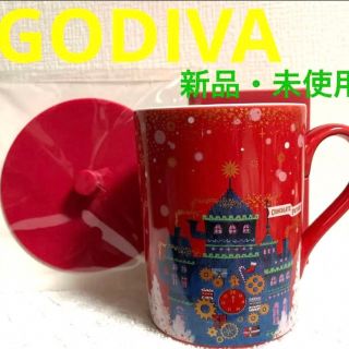 ゴディバ(GODIVA)のGODIVA 数量限定　マグカップとシロコンカバー(グラス/カップ)