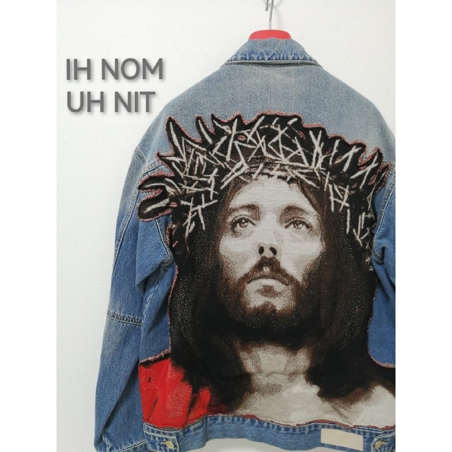 M肩幅★新品・メンズ★【IH NOM UH NIT　インノミネイト 】Ｇジャン　青　M